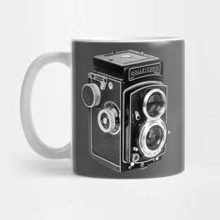 Vintage 1950s Twin Lens Camera - Closed Hood Mug